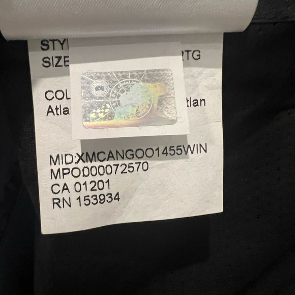 Canada Goose Men’s Hybridge Lite Hoody Atlantic Navy Blue Size 2XL - Picture 9 of 12